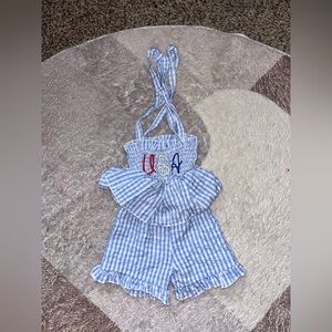 Toddler 4th of July Romper